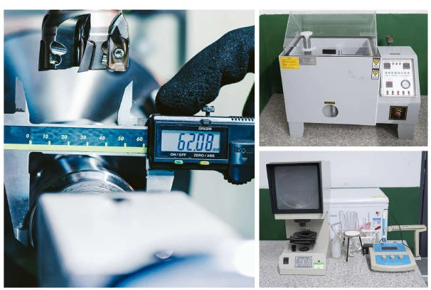 Measuring, salt spray and hardness testing equipment